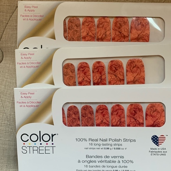 Color Street Other - Color Street 3 sets BLUSH HOUR new unopened